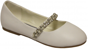 GIRLS BALLERINAS (2242445) WHITE SMOOTH
